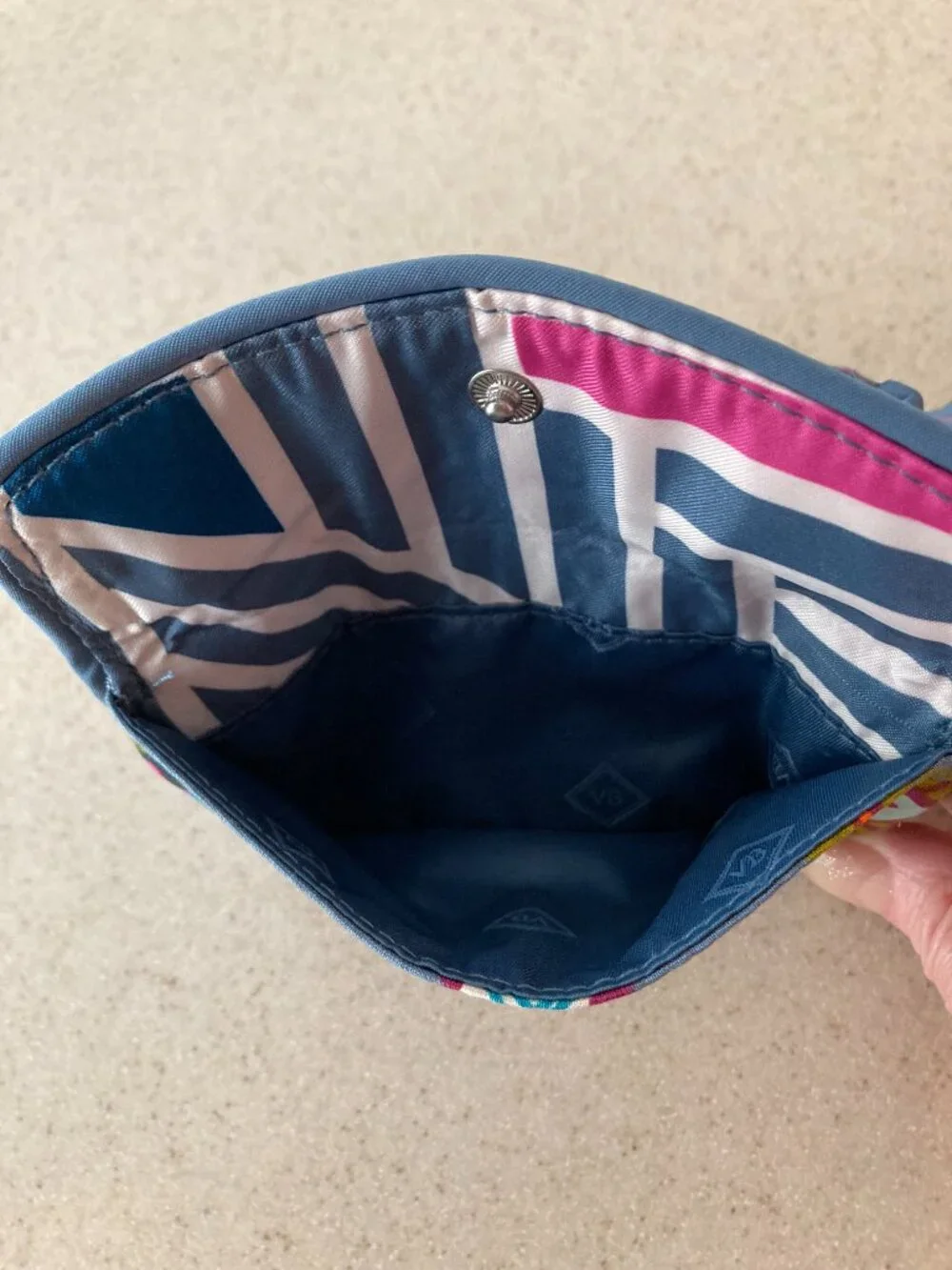 Vera Bradley Zip ID Case Coin Purse in Painted Medallions